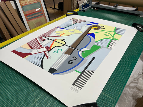 ROY LICHTENSTEIN Cubist Cello, 1997