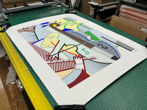 ROY LICHTENSTEIN Cubist Cello, 1997