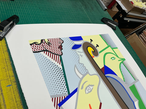 ROY LICHTENSTEIN Cubist Cello, 1997