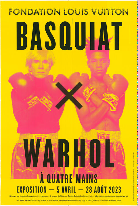 MICHAEL HALSBAND Basquiat x Warhol Á Quatre Mains, 2022