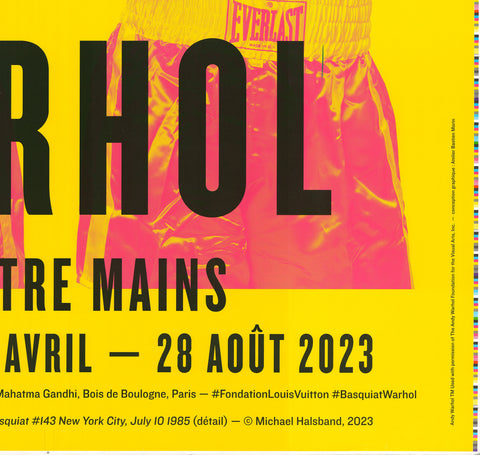 MICHAEL HALSBAND Basquiat x Warhol Á Quatre Mains, 2022