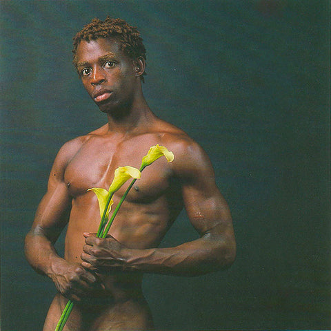 ROBERT MAPPLETHORPE Dennis Speight with Calla Lilies, 1993