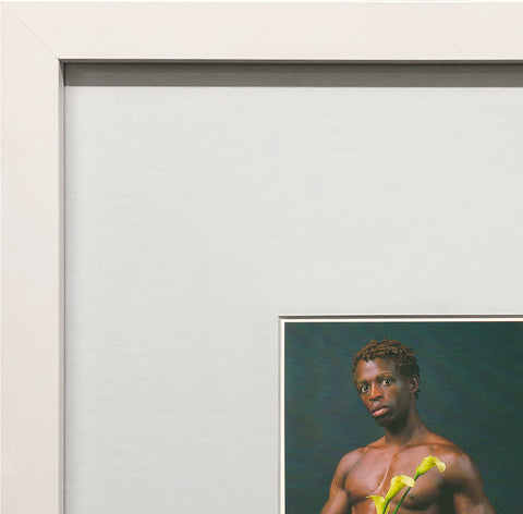 ROBERT MAPPLETHORPE Dennis Speight with Calla Lilies, 1993