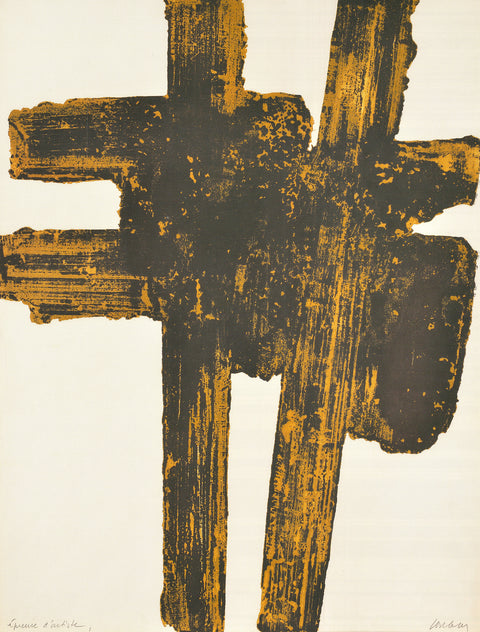 PIERRE SOULAGES Eau-Forte XVIII, 1962, 2025