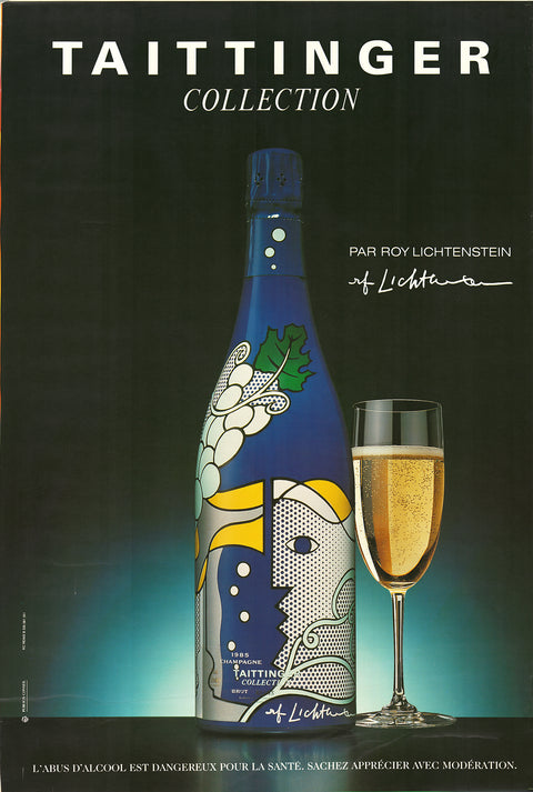 ROY LICHTENSTEIN Taittinger Collection Champagne, 1990