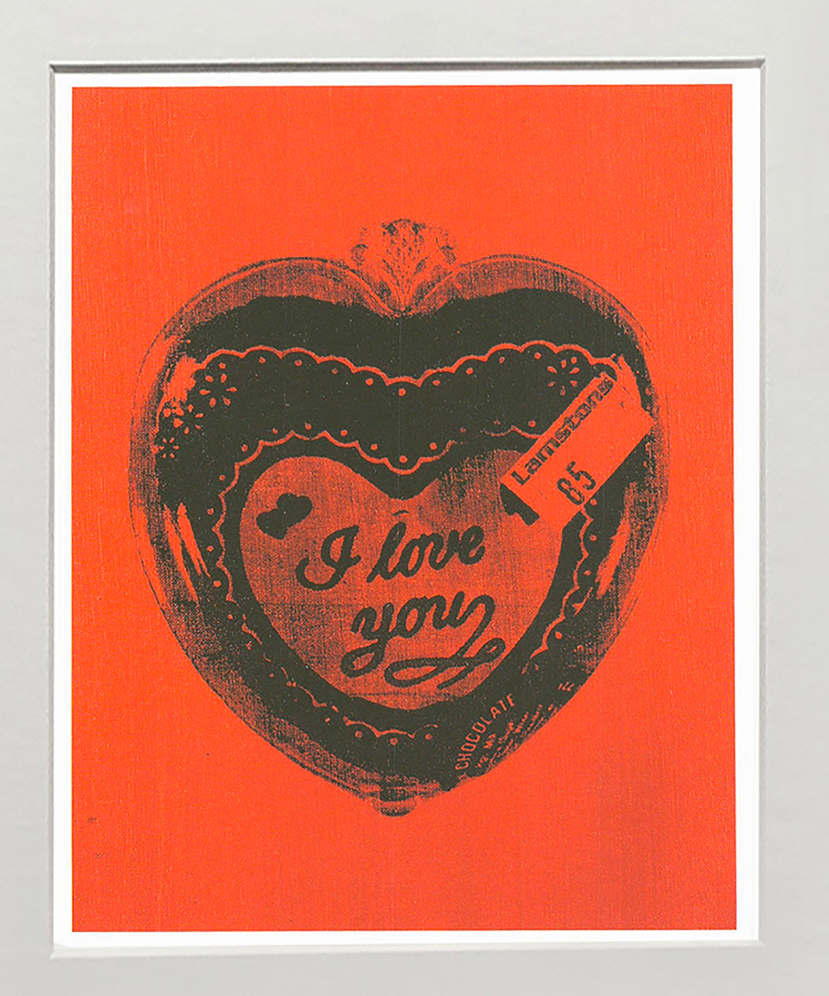 ANDY WARHOL Heart (Lamston Candy Box), 1993 – ArtWise