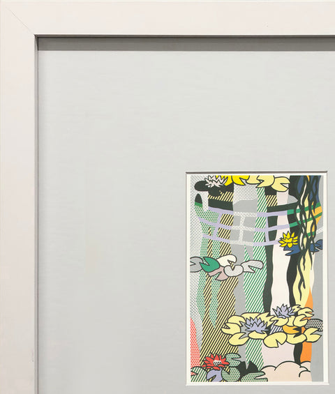 ROY LICHTENSTEIN Water Lilies with Japanese Bridge, 1994