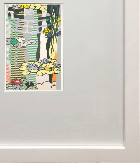ROY LICHTENSTEIN Water Lilies with Japanese Bridge, 1994