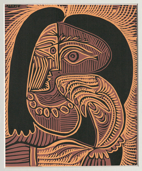 PABLO PICASSO Femme au Collier, 1971