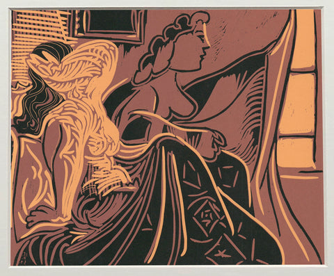 PABLO PICASSO Deux Femmes Pres de la Fenetre, 1971
