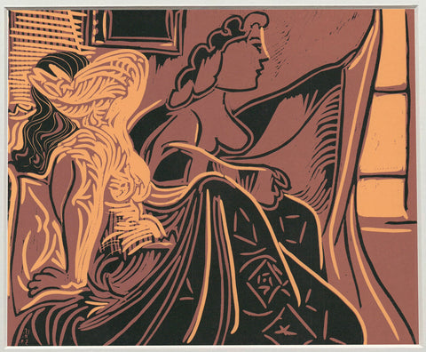 PABLO PICASSO Deux Femmes Pres de la Fenetre, 1971