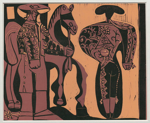 PABLO PICASSO Picador et Torero, 1971