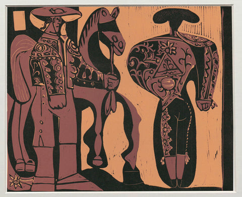 PABLO PICASSO Picador et Torero, 1971