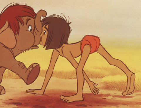 ARTIST UNKNOWN Walt Disney's The Jungle Book: Mowgli Falls in with the Colonel's Son