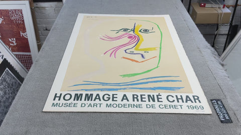 PABLO PICASSO Hommage A Rene Char, 1969