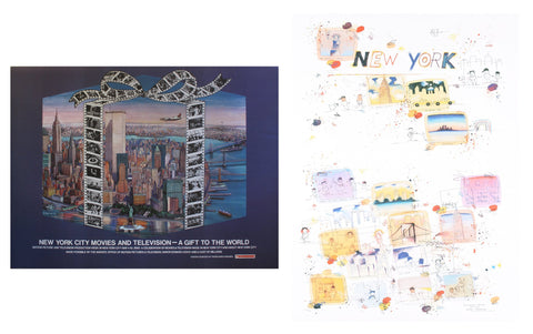 Bundle- 2 Assorted Various Artists New York Posters