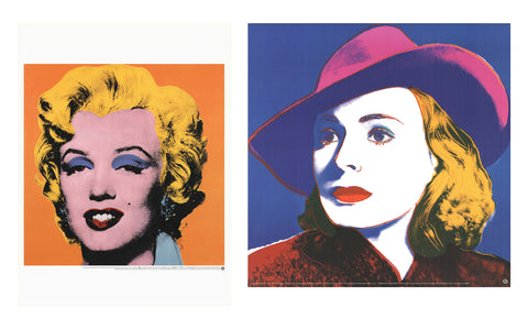 Bundle- 2 Assorted Andy Warhol Vintage Posters