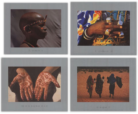 Bundle- 4 Assorted African Still Lifes mini Posters