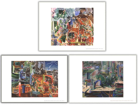 Bundle- 3 Assorted Abstract Mini Posters