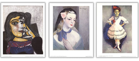 Bundle- 3 Assorted Various Artists Female Portrait Mini Posters