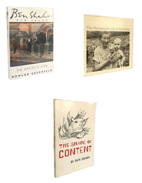 Bundle- 3 Assorted Ben Shahn Rare Books