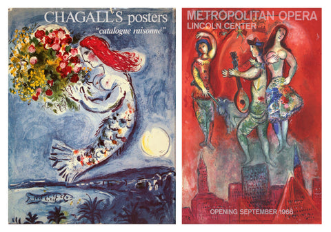 Bundle- 2 Assorted Marc Chagall reference  book and Lithographs