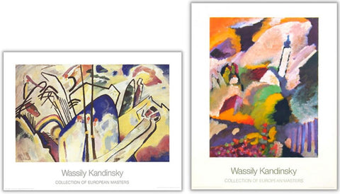 Bundle- 2 Assorted Wassily Kandinsky Posters