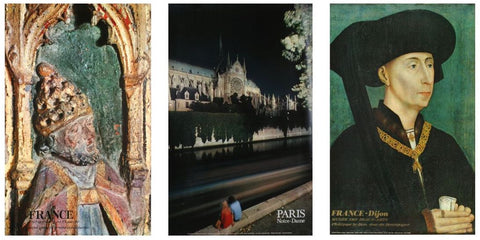 Bundle- 3 Assorted France Tourism Posters