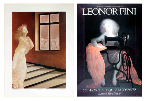 Bundle- 2 Assorted Leonor Fini Art Pieces
