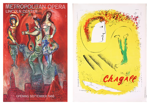 Bundle- 2 Assorted Marc Chagall Original Lithographs