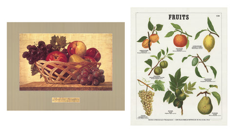 Bundle- 2 Assorted Fruits Themed Posters