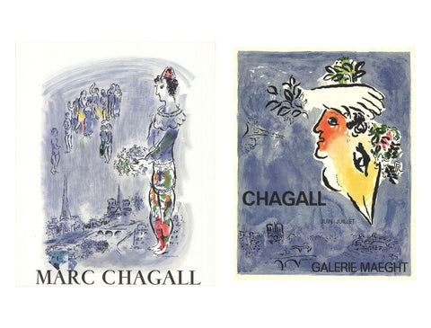 Bundle- 2 Assorted Marc Chagall Lithographs