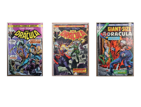 Bundle- 3 Assorted Various Artists Dracula Comic Books