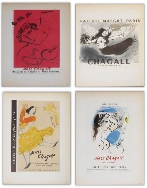 Bundle- 2 Assorted Marc Chagall Lithographs