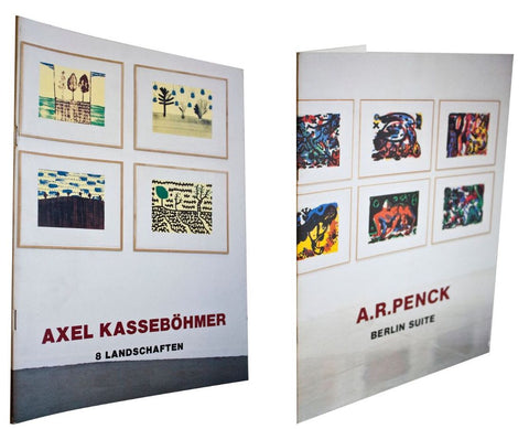 Bundle- 2 Assorted A.R. Penck , Baselitz & Kassebohmer Books