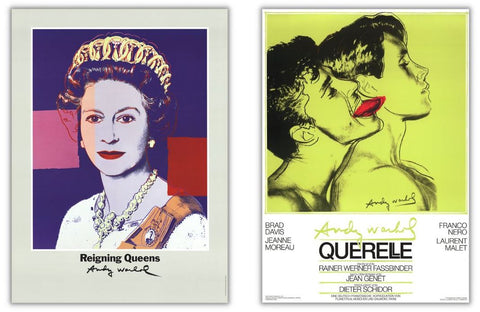 Bundle- 2 Assorted Andy Warhol Original Posters