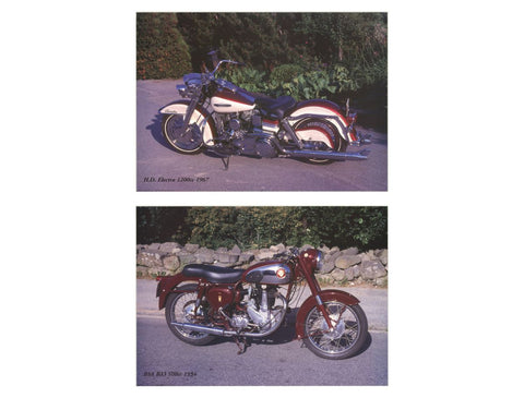 Bundle- 2 Assorted Forlag Hakan Eriksson Classic Motorcycle Posters