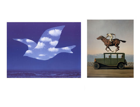 Bundle- 2 Assorted Rene Magritte Posters