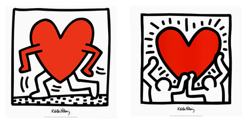 Bundle- 2 Assorted Keith Haring Love Posters