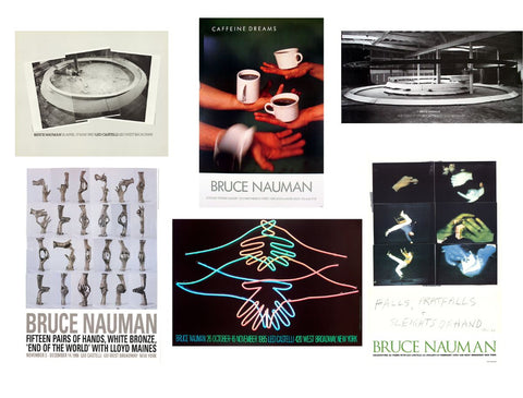 Bundle- 6 Assorted Bruce Nauman AUTHENTIC Posters