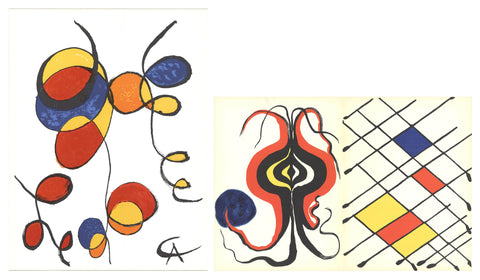 Bundle- 2 Assorted Alexander Calder Authentic Lithographs
