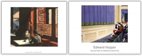 Bundle- 2 Assorted Edward Hopper Museum Posters