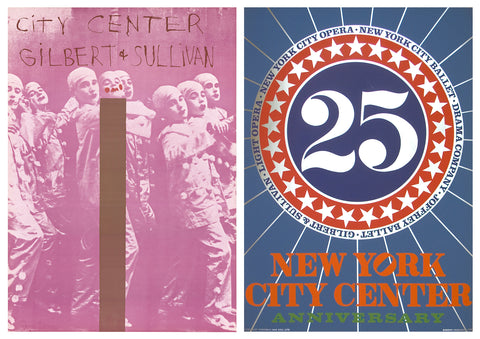 Bundle- 2 Assorted Various Artists New York City Center Posters