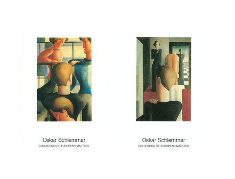 Bundle- 2 Assorted Oskar Schlemmer European Master Posters