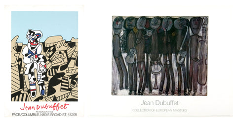 Bundle- 2 Assorted Jean Dubuffet Rare Posters
