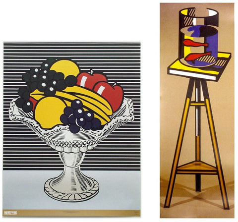 Bundle- 2 Assorted Lichtenstein  The Whitney in Italy Posters
