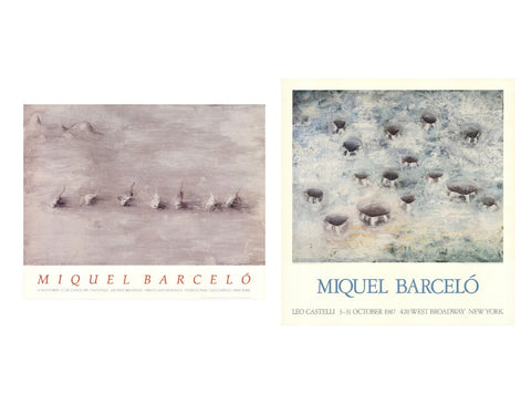 Bundle- 2 Assorted Miquel Barcelo at Leo Castelli Posters