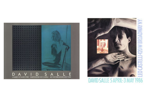 Bundle- 2 Assorted David Salle at Leo Castelli Posters