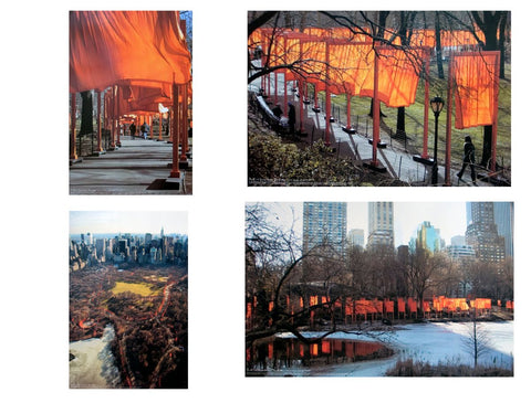 Bundle- 4 Assorted Javacheff Christo The Gates of Central Park Posters
