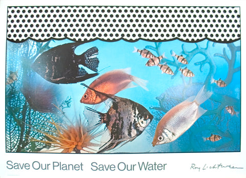 ROY LICHTENSTEIN Save Our Planet - Save Our Water, 1968